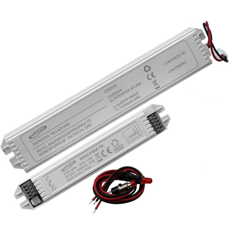foto del prodotto partenopea utensili kit sistema di emergenza per trasformare lampade a led da 3w a 40w in luce anti black out 220v