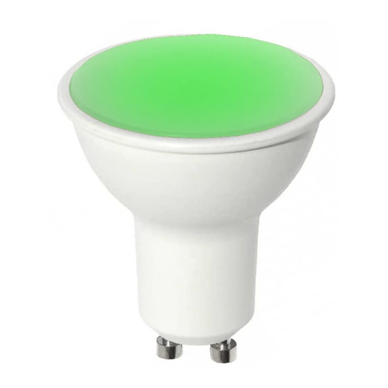 foto del prodotto partenopea utensili lampada faretto 6w luce lampadina a led attacco con attacco gu10 da 220v verde