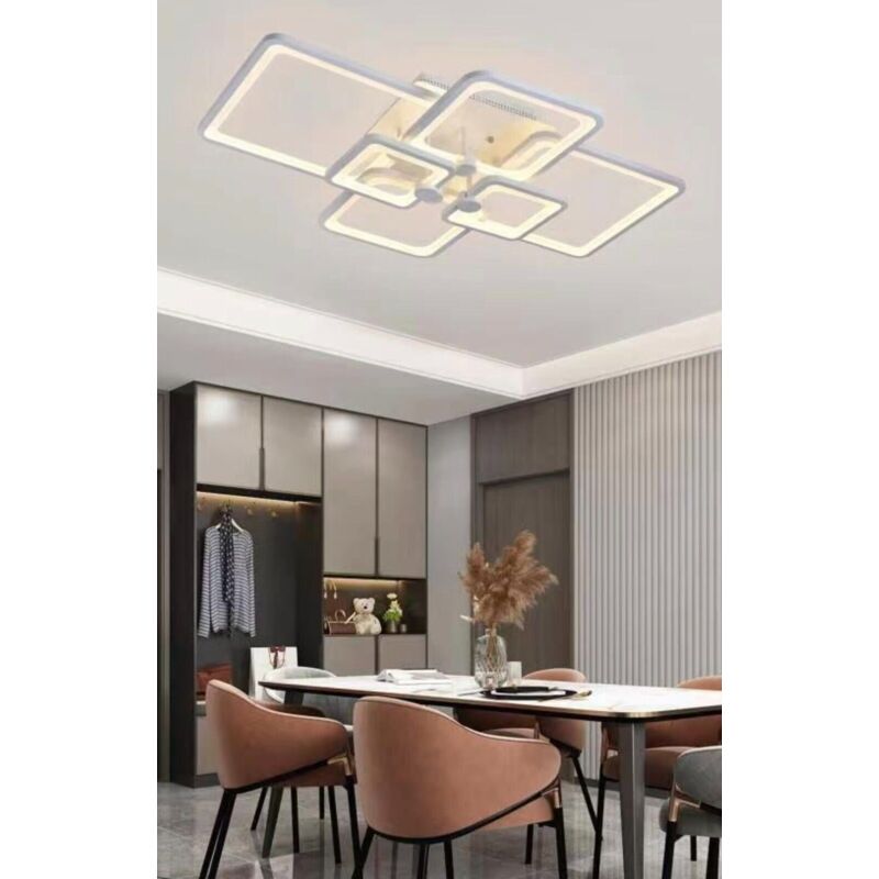foto del prodotto partenopea utensili lampadario plafoniera illuminazione a led stile moderno da 70w luce per soffittocolore luce bianca fredda 6500k