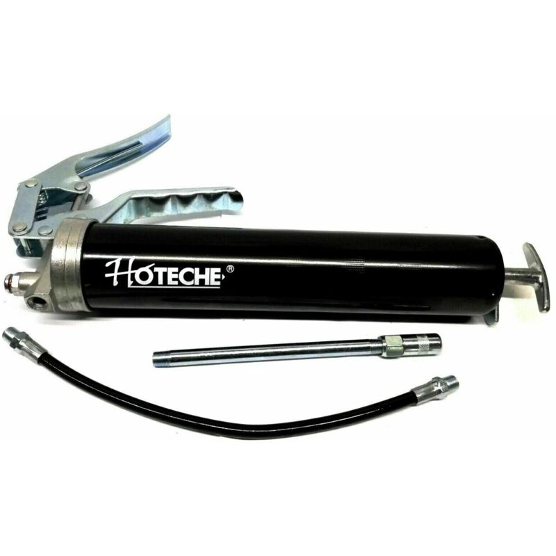foto del prodotto partenopea utensili - pistola pompa ingrassatore manuale tubo flessibile 500ml 500cc 5000-7000 psi