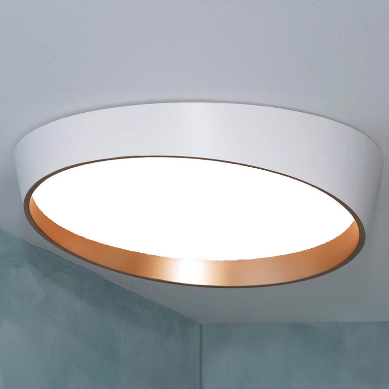 foto del prodotto partenopea utensili plafoniera a led lampada rotonda da soffitto stile moderna luce 3680 lm potenza da 46w a luce bianca naturale 6500k