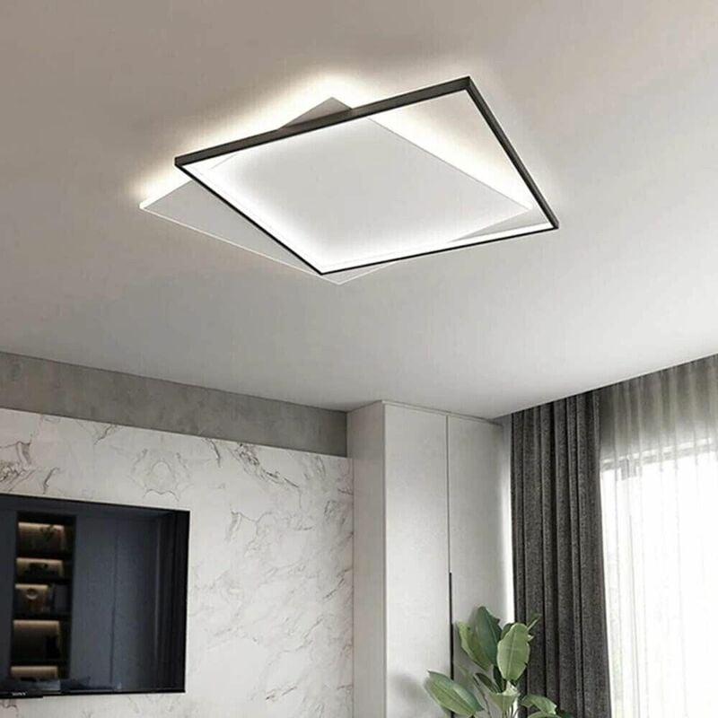 foto del prodotto partenopea utensili plafoniera a led moderna per soffitto da 39w quadrati cambia 3 tonalita di luce