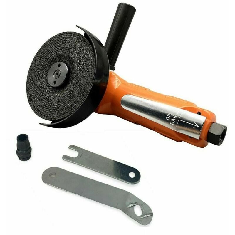 foto del prodotto partenopea utensili smerigliatrice angolare pneumatica ad aria compressa 125mm attacco 1 4 11000rpm