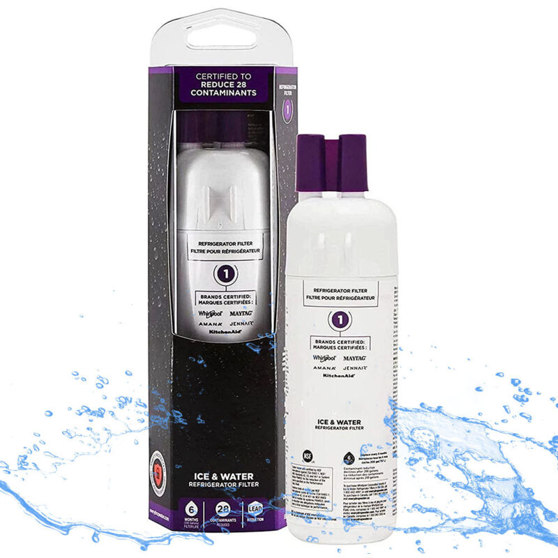 foto del prodotto parti di ricambio per frigorifero filtro per ghiaccio e acqua per frigorifero drop1, edr1rxd1 1 confezione 