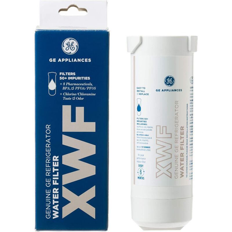 foto del prodotto parti di ricambio per frigorifero filtro per l acqua del frigorifero xwf compatibile con i filtri per l acqua ge xwfe 1 confezione 