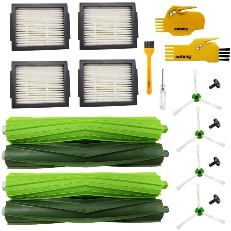 foto del prodotto parti di ricambio per irobot roomba serie i e j, i7 i7 i3 i3 i4 i4 i6 i6 j7 j7 e5 e6 e7, accessori di ricambio per spazzola roomba, 1 spazzola