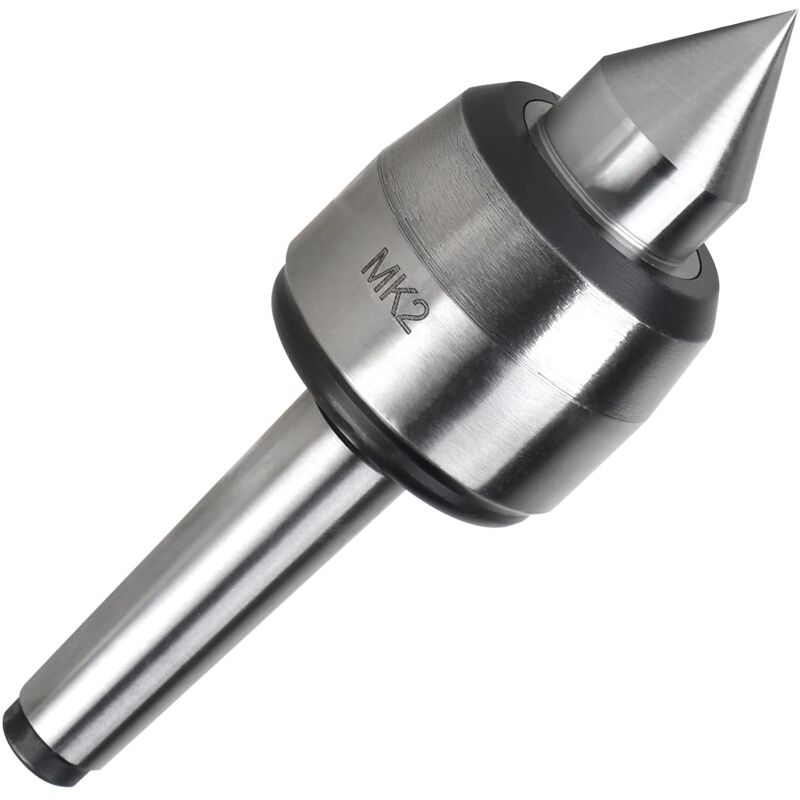 foto del prodotto parti di tornitura con punto di centraggio, cono per fresatura con centro rotativo di precisione mk2, tornio centrale con utensile rotante hss,