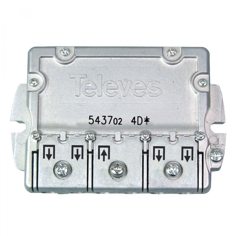foto del prodotto partitore 4 vie sistema di connessione easyf telev s italia cod. 543702 