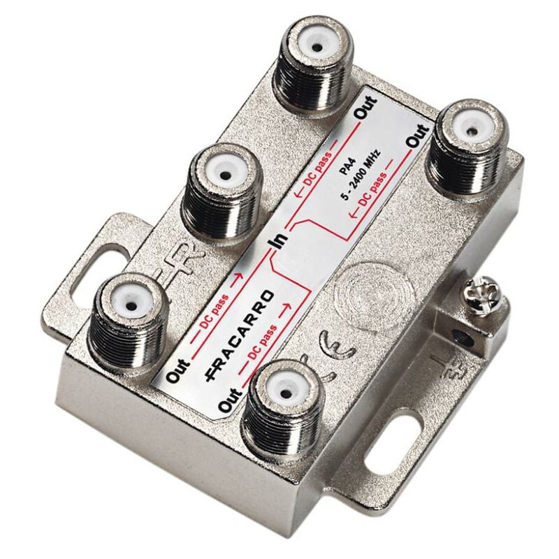foto del prodotto partitore verticale fracarro 4 vie connettore f 280702