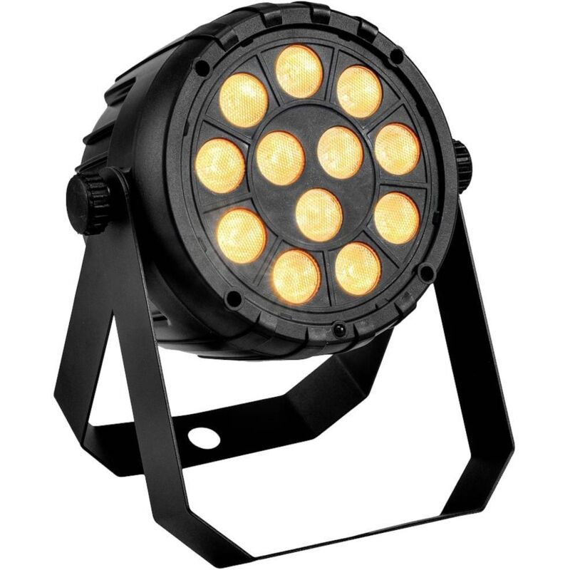 foto del prodotto party spot silent faretto par led numero di led dettagli 12 5 w nero eurolite