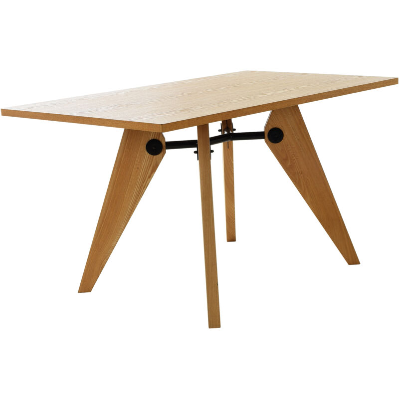 foto del prodotto parumm tavolo da pranzo rettangolare p rumm vega 130x80x73 cm legno di frassino naturale