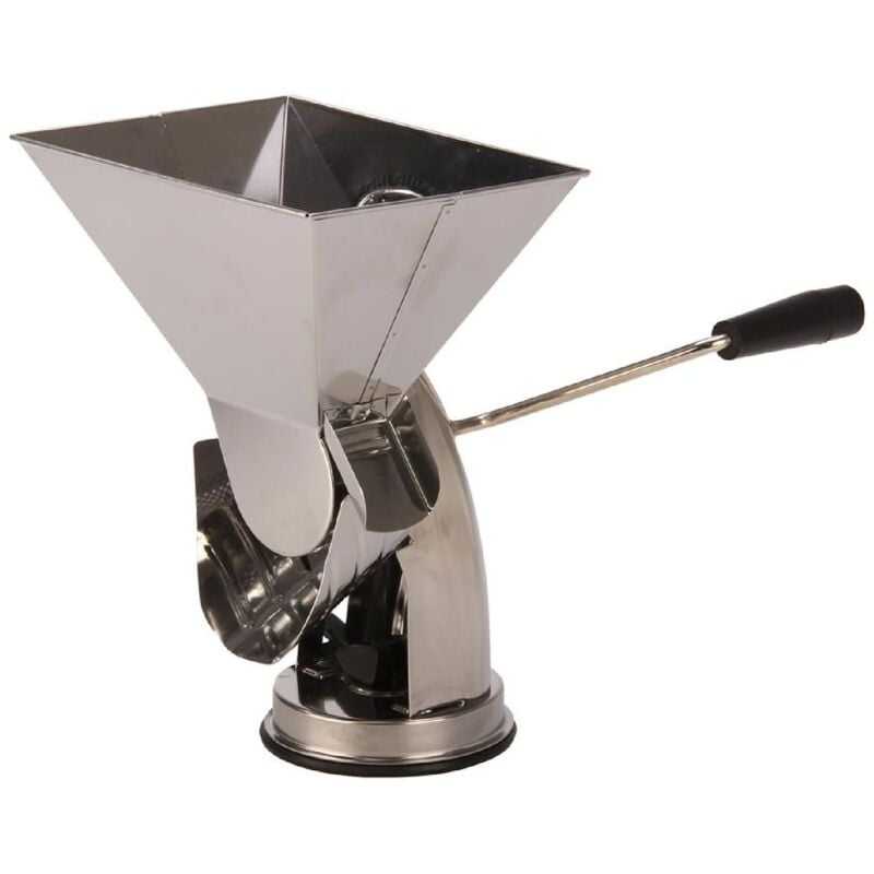 foto del prodotto passapomodoro manuale super gulliver in acciaio inox con rullo in alluminio