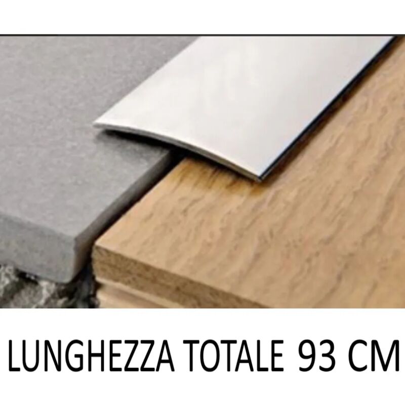 foto del prodotto passatoia adesiva piatta cm.93 alluminio anodizzato