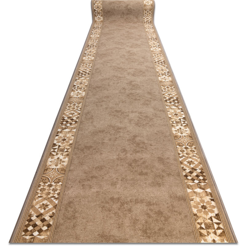 foto del prodotto passatoia gommata murcia piastrelle di lisbona, telaio, antiscivolo beige 100cm beige 100x160 cm