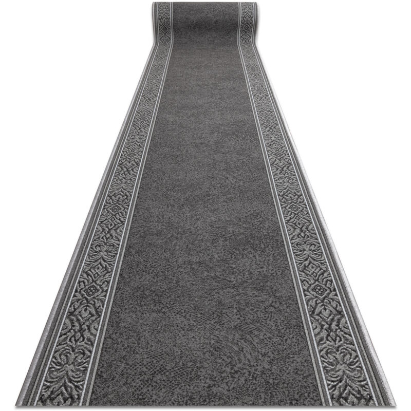 foto del prodotto passatoia gommata st.tropez cornice antiscivolo grigio 80cm grey 80x120 cm