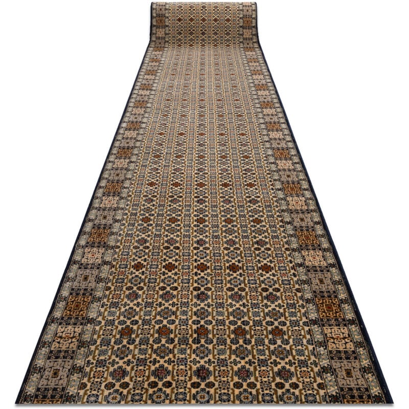 foto del prodotto passatoia keshan 6428 53551 orientale beige blu scuro 90cm beige 90x250 cm