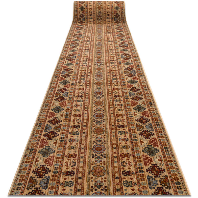 foto del prodotto passatoia keshan 7684 53555 orientale beige terracotta 90cm beige 90x250 cm