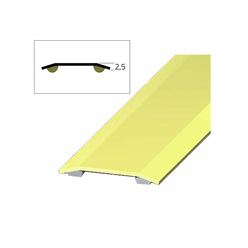 foto del prodotto passatoia piana adesiva ottone 90 38x2,5
