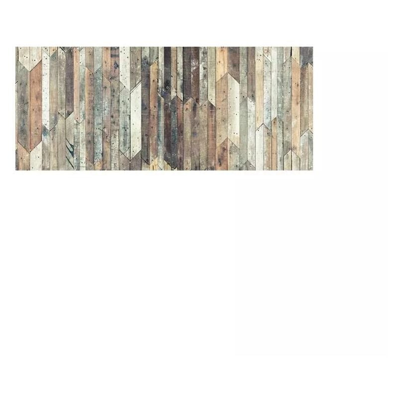 foto del prodotto passatoia salvapavimenti ""vintage wood"", 120x50 cm