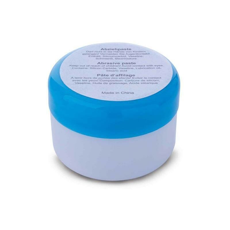 foto del prodotto pasta abrasiva 50gr per disco di cuoio affilatrici ad acqua scheppach