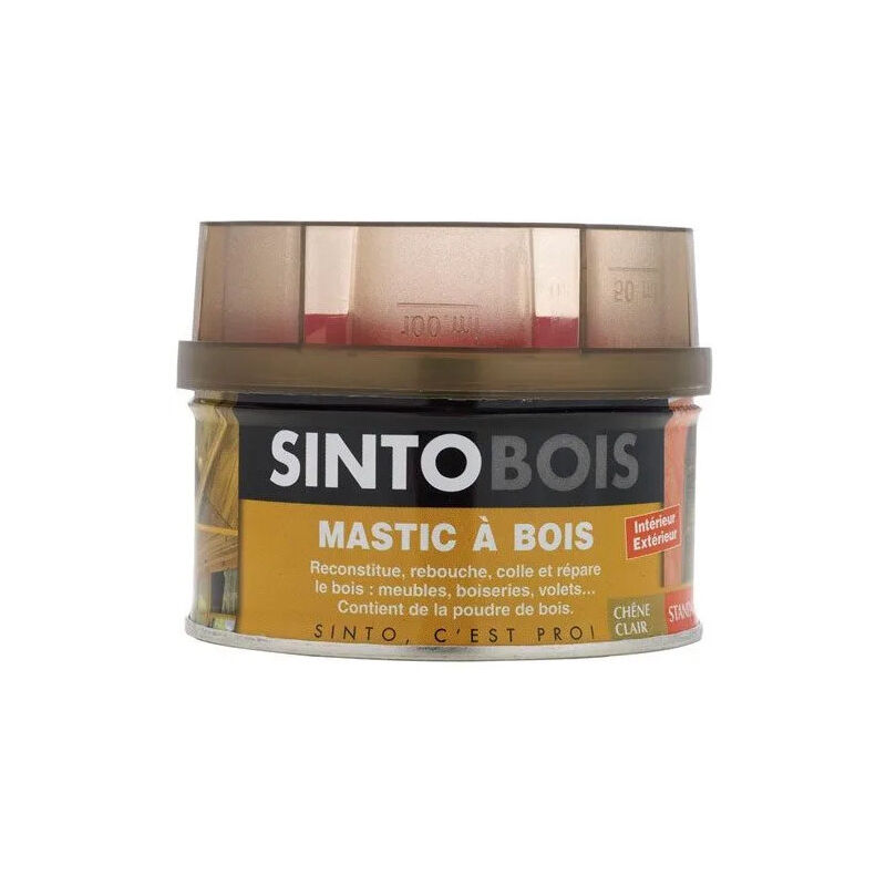 foto del prodotto pasta di legno sinto bois, scatola da 170 ml, quercia media