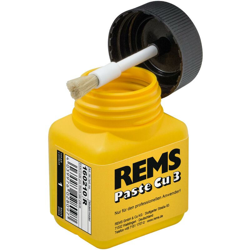 foto del prodotto pasta disossidante dolce rems paste cu 3, 250 gr, per tubi in rame, rem 160210 r