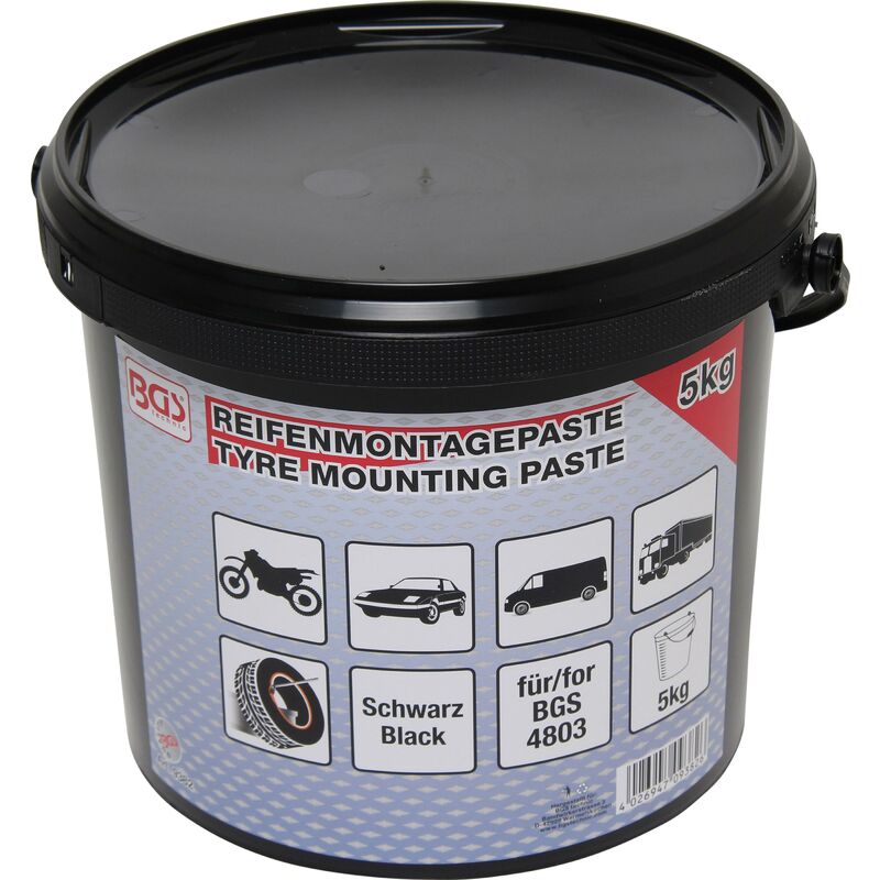 foto del prodotto pasta grasso lubrificante per montaggio pneumatici nera 5 kg