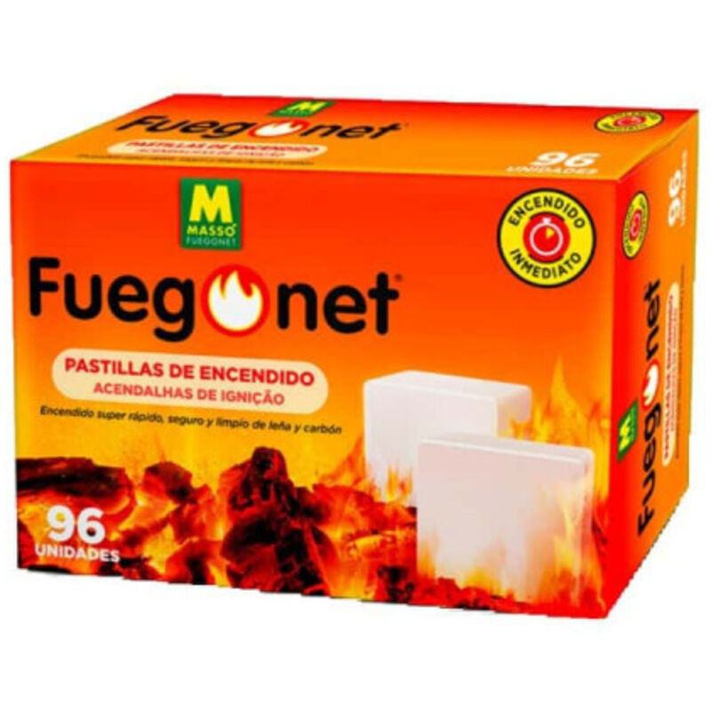 foto del prodotto pastiglie di accensione fuegonet (confezione da 96 unità) 231442n mass