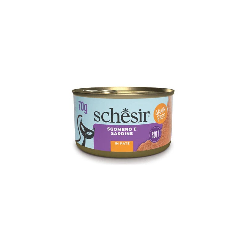foto del prodotto pat di sgombro e sardine da 70 gr schesir