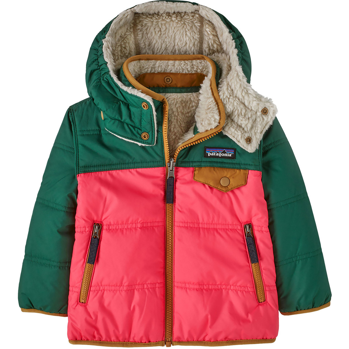 foto del prodotto patagonia bambino felpa da bambino reversibile con cappuccio tribbles