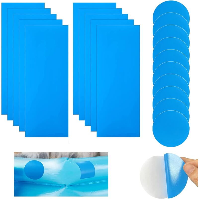 foto del prodotto patche schwimmbad reparatur set, selbstklebende pvc reparaturflicken, schwimmbad flicken f r schwimmb der, matratze, 20 st ck