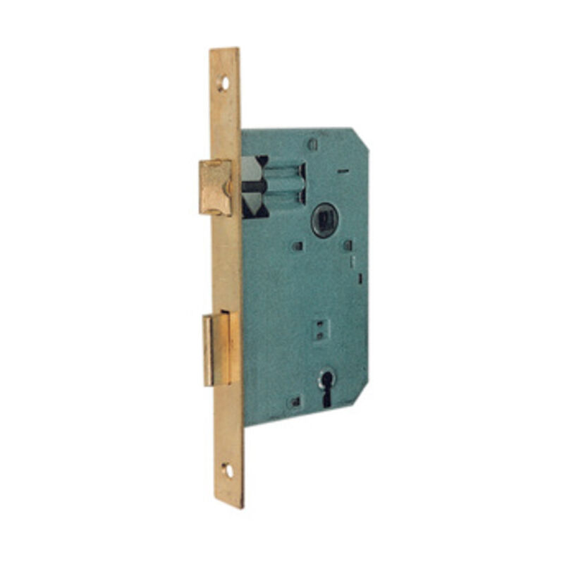 foto del prodotto patent serratura q.8 70 ottonata da 45 s gaccia. prezzo per 1 pezzo.