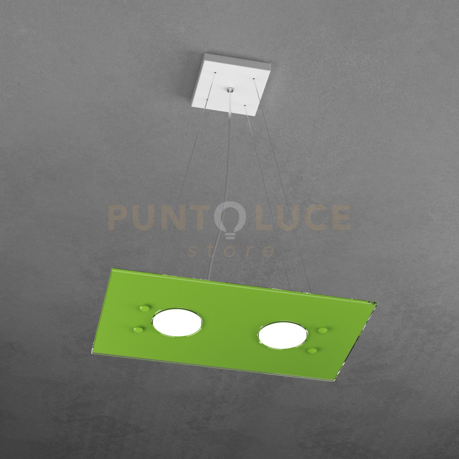 foto del prodotto path sospensione 2 luci verde 1141 s2 r ve