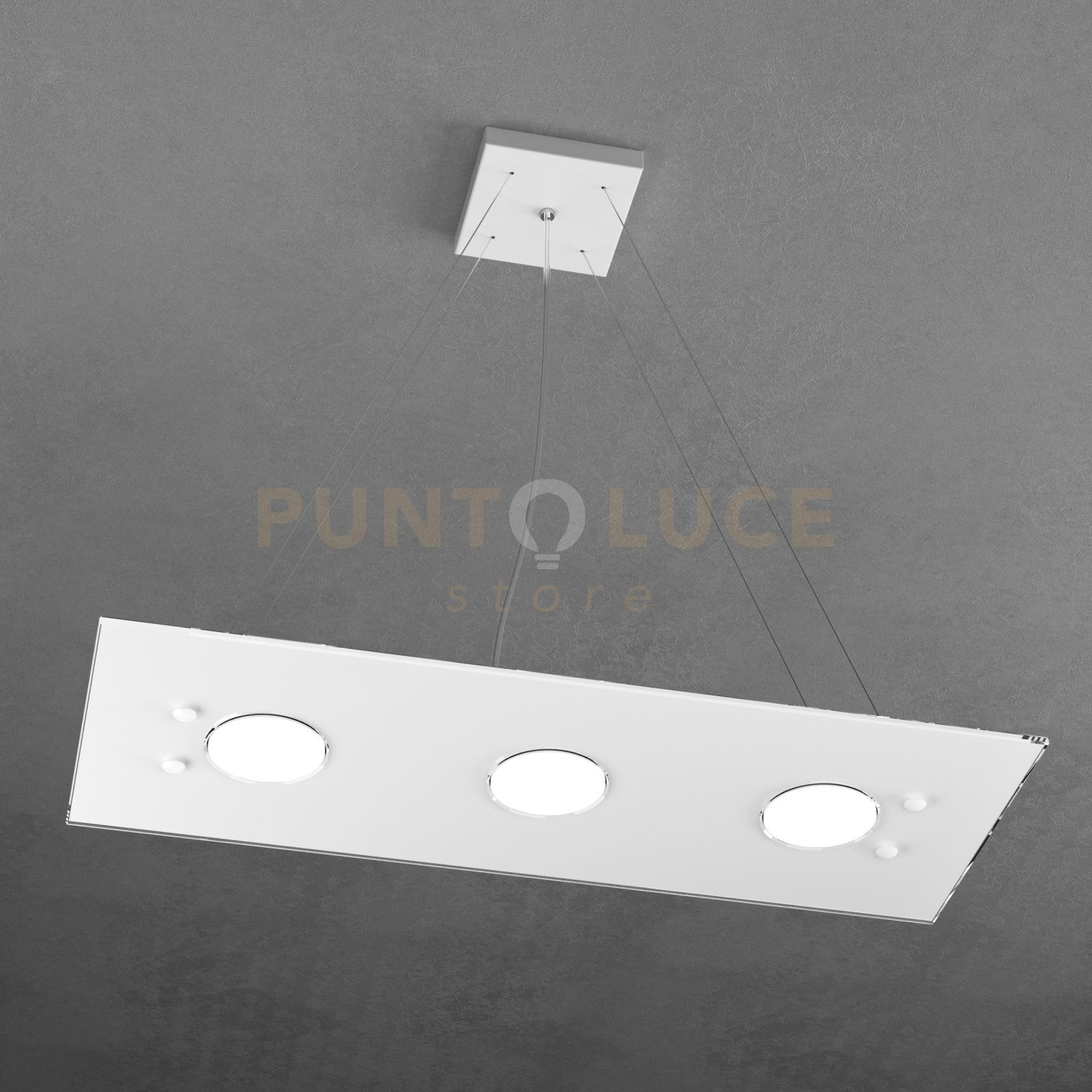 foto del prodotto path sospensione 3 luci bianco 1141 s3 r bi