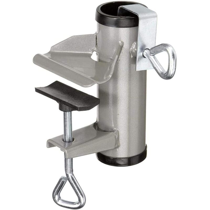 foto del prodotto patio umbrella clamp, metal umbrella holder for balcony, sunshade, beach, fishing, patio, balcony