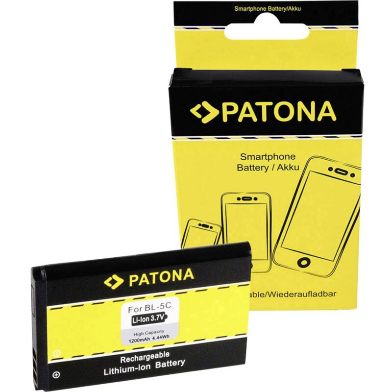 foto del prodotto patona bl 5c 6600 3100 7610 6230 batteria ricaricabile fotocamera sostituisce la batteria originale camera bl 5ca, bl