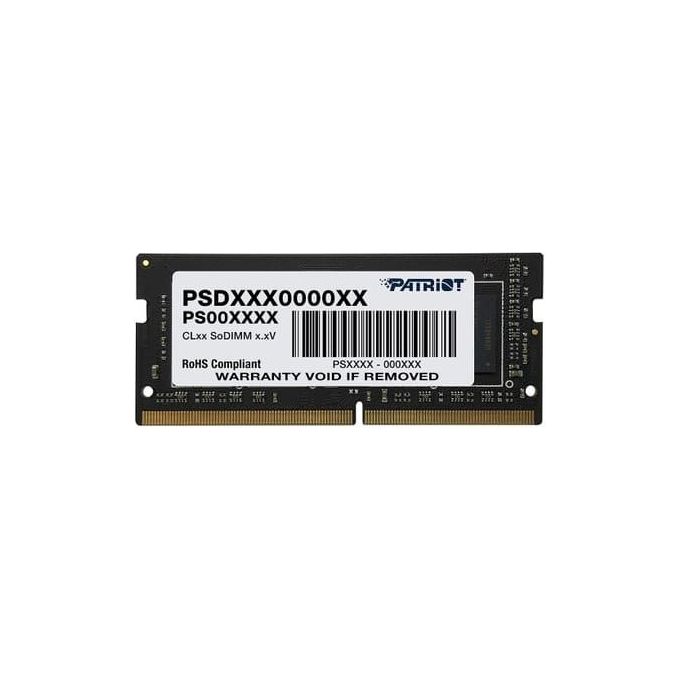 foto del prodotto patriot memory psd432g32002s serie signature sodimm memoria singola ddr4 3200mhz 32gb c22