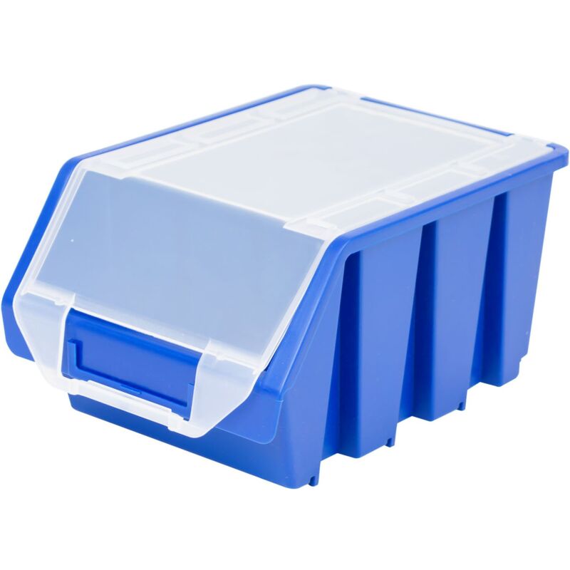 foto del prodotto patrol scatola impilabile con coperchio misura 3 , colore blu