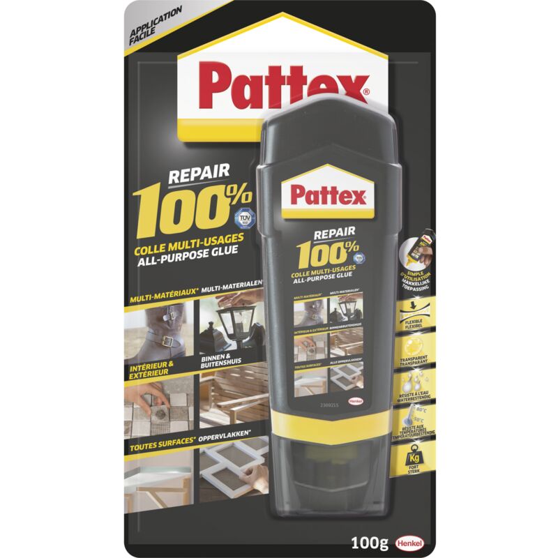 foto del prodotto pattex 100 colla multiuso gel riparazione, 100g pattex