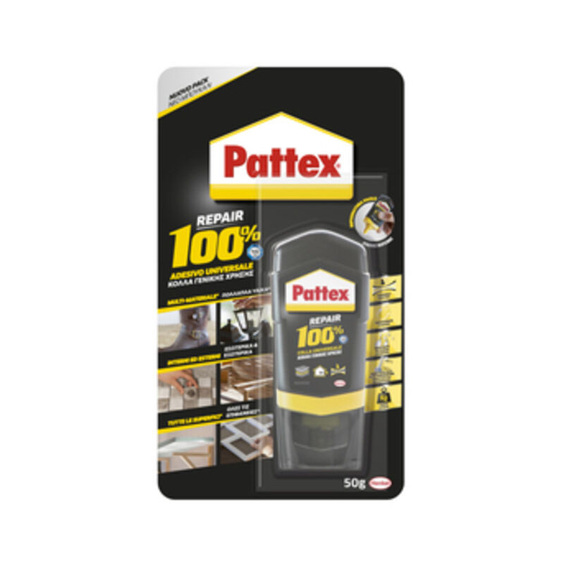 foto del prodotto pattex 100 repair blister gr.50. prezzo per 1 pezzo.