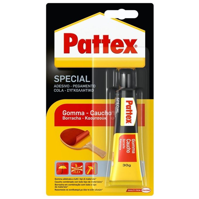 foto del prodotto pattex 1479389 adesivo a contatto rapido gomma 30gr