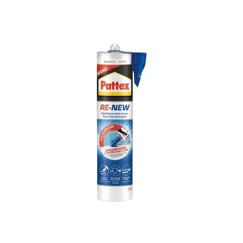 foto del prodotto pattex bagno sano re new bianco cartuccia 280 ml