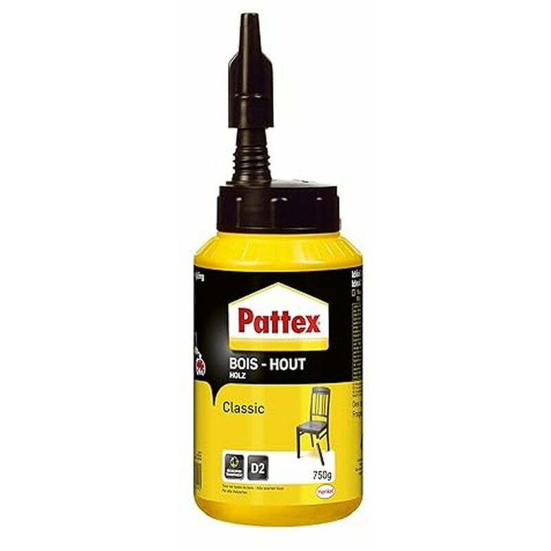 foto del prodotto pattex legno classico, biberon, capienza 750 grammi