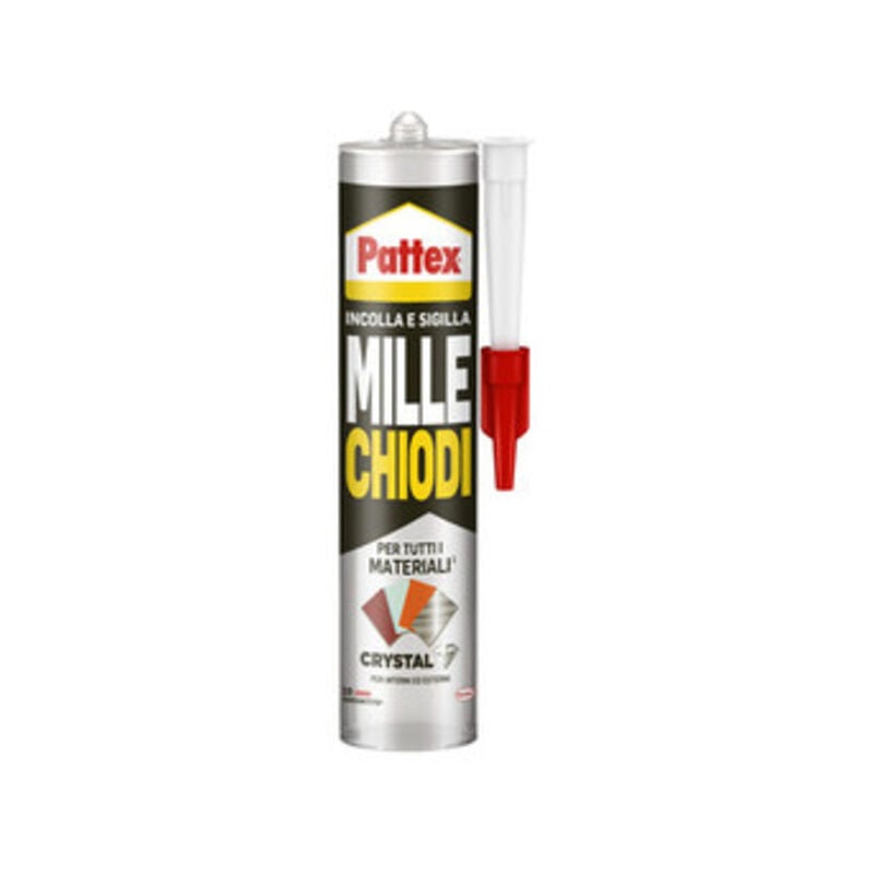 foto del prodotto pattex millechiodi crystal cartuccia gr.290. prezzo per 1 pezzo.