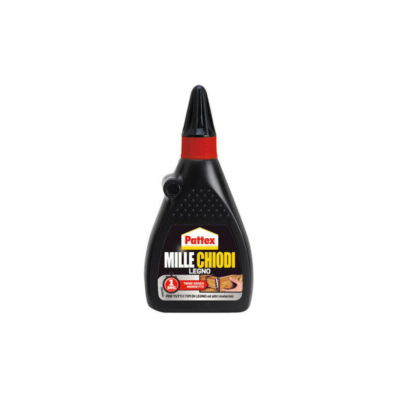 foto del prodotto pattex millechiodi legno adesivo montaggio 100g trasparente, forza iniziale alta