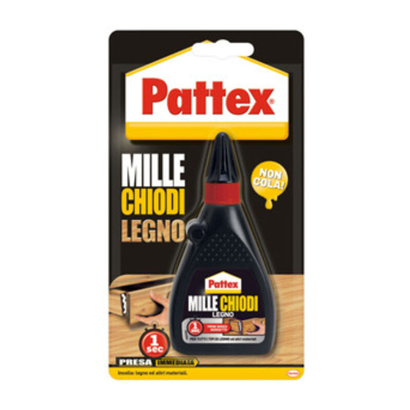 foto del prodotto pattex millechiodi legno gr.100. prezzo per 1 pezzo.