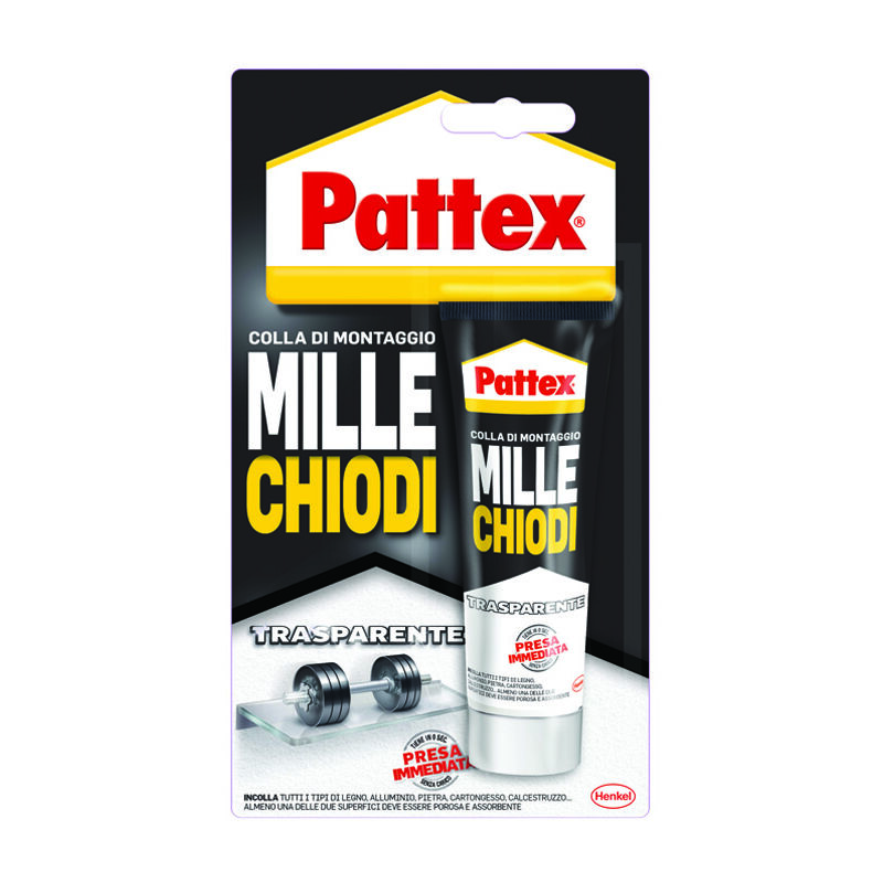 foto del prodotto pattex millechiodi trasparente gr.40
