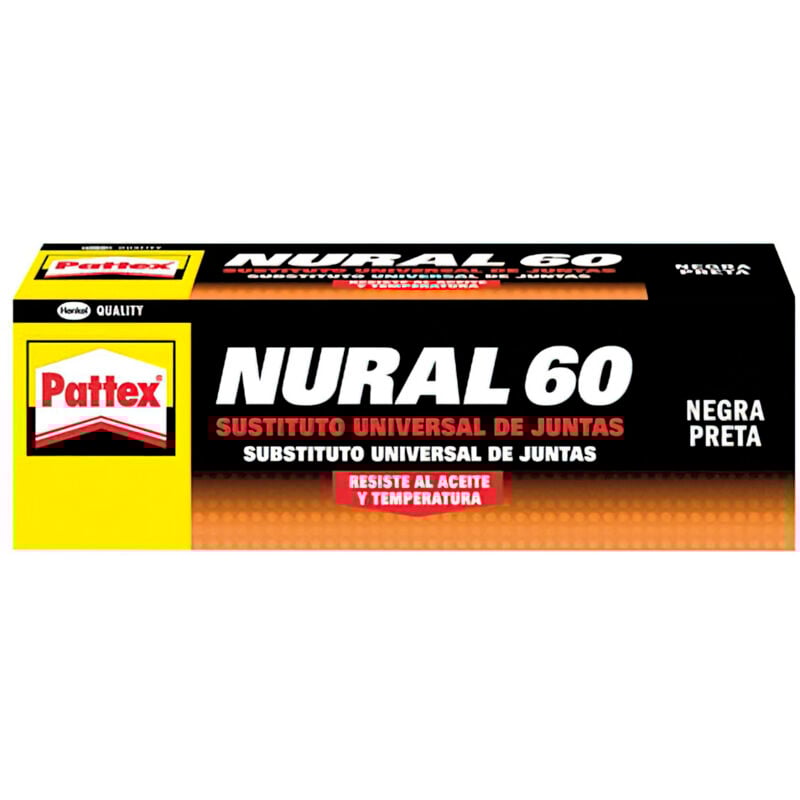 foto del prodotto pattex nural 60 ricambio universale de guarnizioni, sigillante guarnizioni per auto e industria, sigillante siliconico per guarnizioni de testa