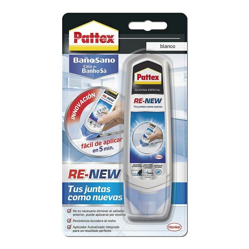 foto del prodotto pattex nural re new toilet joints flacone da 80 ml. 
