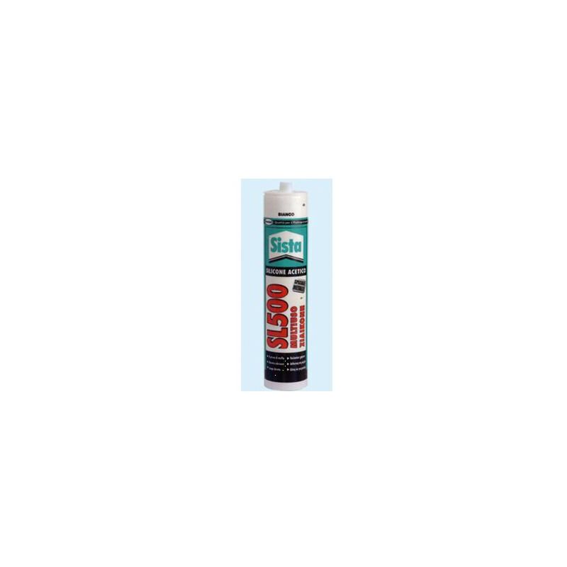 foto del prodotto pattex silicone sigillante acetico antimuffa sista sl 500 nero ml.300